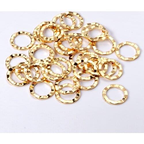 ASON 100 Pcs/Lot Fashion Round Charm Stainless Steel Hollow Out Pendant Wholesale For Necklace Bracelet Jewelry Making Supplies