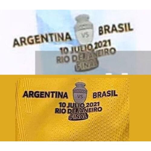 2021 Copa America Final Match Details Argentina Vs Brasil Heat Transfer Printing