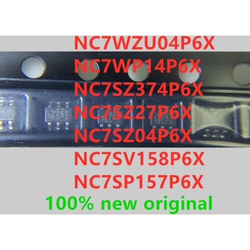 50PCS NC7WZU04P6X NC7WP14P6X NC7SZ374P6X NC7SZ27P6X NC7SZ04P6X NC7SV158P6X NC7SP157P6X NC7WZU NC7WP NC7SZ NC7SV NC7SP