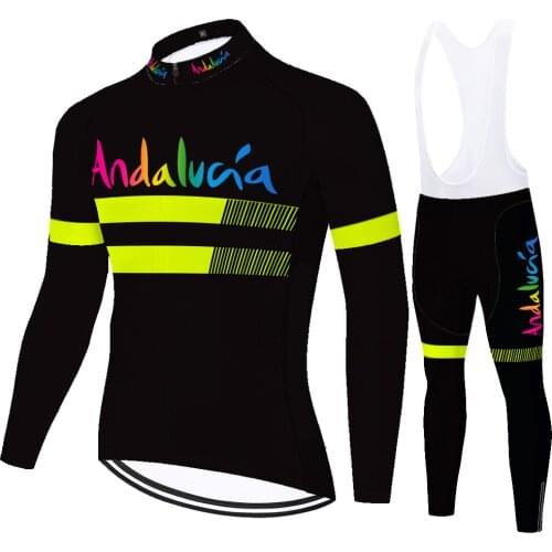 Andalucia Summer Spirng 2021 Para Camiseta Jersey Divise Uomo Uniforme Masculino Maillot Ciclismo Hombre Ropa Ciclismo Hombre