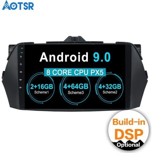 Aostr 9"2 din Android 9.0 Car no DVD Player GPS navigation for Suzuki Ciaz 2013-2017 multimedia stereo auto Headunit DSP