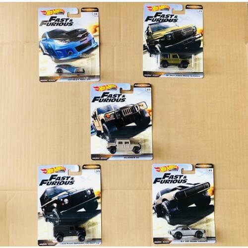 Hot wheels cars 1/64 speed and passion GBW75 Mercedes-benz land rover defender hummer subaru wing leopard Collection cars