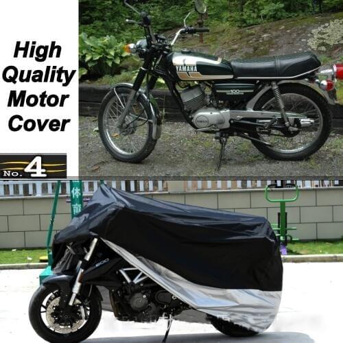 MotorCycle Cover For YAMAHA RS 100 WaterProof UV Sun Dust / Rain Protector Cover Made of Polyester Taffeta