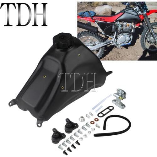 Black Dirt Bike Motocross Fuel Tank Gas Petroloil Tank With Tank Cap for Honda CRF CRF230F 2015-2019 2017 2018
