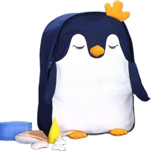BelleBoutique Backpack Kids Schoolbag For Boys And Girls Cute Cartoon Animal 3D Penguin Kindergarten Children School Bags
