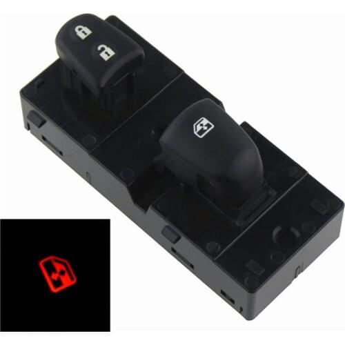 Electric Power Window Switch With Red Light 25411-3TA1A-A For Nissan Qashqai Altima Sylphy Tiida X-Trail 2011-2016