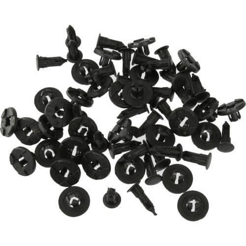 30 Pieces Car Door Trim Panel Retainer Clips For Nissan 01553-09321