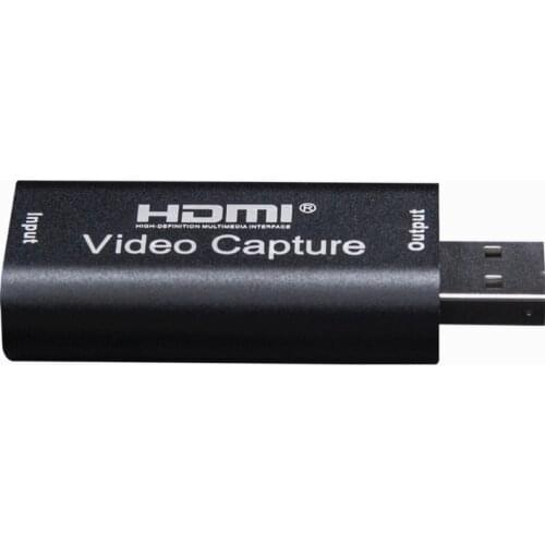 HDMI to USB 2.0 1080P Mini Card Video Card HDMI Video Capture Card Converter for PS4 Game Computer Support Wifi Supports OBS