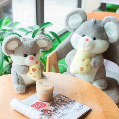 High-quality 25/35/45cm cake mouse doll plush toy baby toy baby birthday Christmas gift upscale gift girl