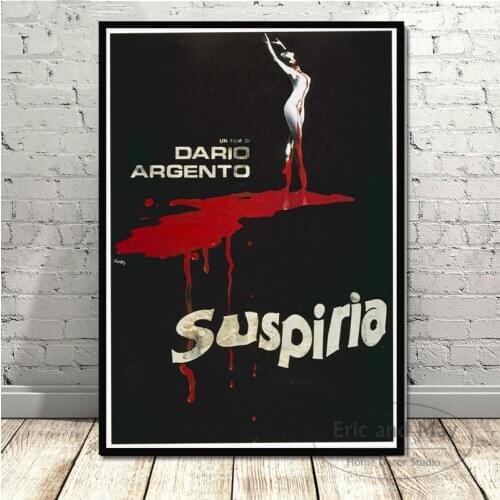 Suspiria Classic Horror Movie Posters And Prints Canvas Painting Pictures On The Wall Vintage Film Decoration Home Decor Obrazy