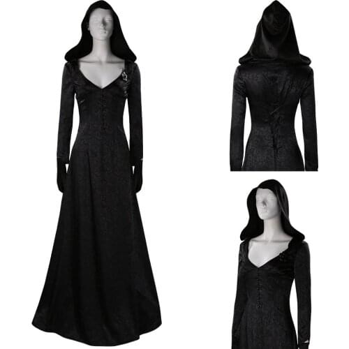 Village Witch Cosplay Costume Dress Outfits Halloween Carnival Suit
