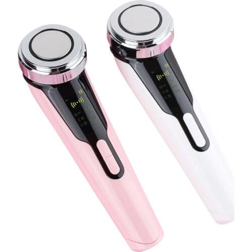 Face Massager Skin Rejuvenation Radio Mesotherapy LED Facial Lifting Beauty Vibration Wrinkle Removal Anti Aging Radio Frequency