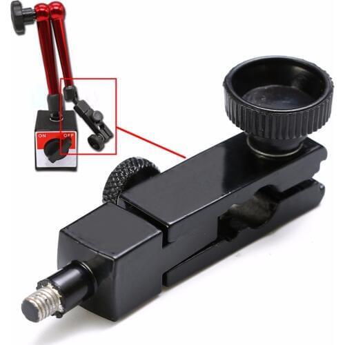 Mayitr Dial Indicator Parts Metal Gimbal Adjustable Swivel Magnetic Base Holder Lever Dial Indicator Accessories Measuring Tools
