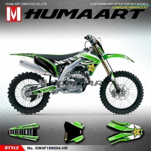 HUMAART MX Stickers Waterproof Vinyl Adhesives Deco for KX450F KXF450 KXF 450 2019 2020 2021