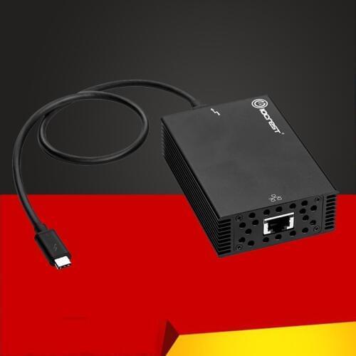 USB C Ethernet Adapter USB3.1 Type-C Thunderbolt 3 Network Card to RJ45 Lan Intel Chipset 10 Gigabit Ethernet for Windows MAC OS