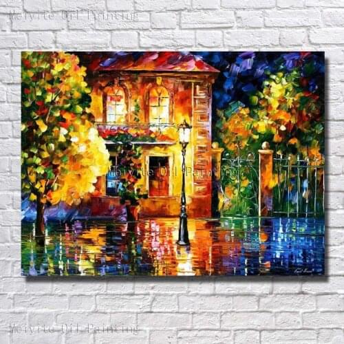 Modern Handpainted Oil Painting On Canvas Scenery Oil Painting Modern Canvas Wall Art Living Room Decor Picture no Framed