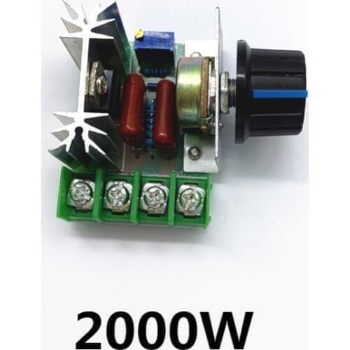 AC 220V 2000W SCR Voltage Regulator Dimming Dimmers Motor Speed Controller Thermostat Electronic Voltage Regulator Module