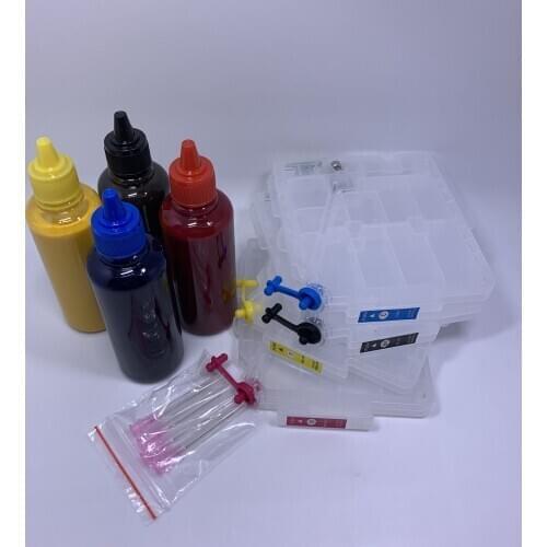 YOTAT 400ml Sublimation Ink + Refillable Ink Cartridge GC21 GC21H for Ricoh IPSiO GX2500 GX3000 3000SF 3000S GX5000 GX7000