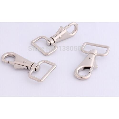 10pcs 62*32mm practical metal Snap Hooks Rotate buckle Clasps Clips for bag garment Decoration Keychain