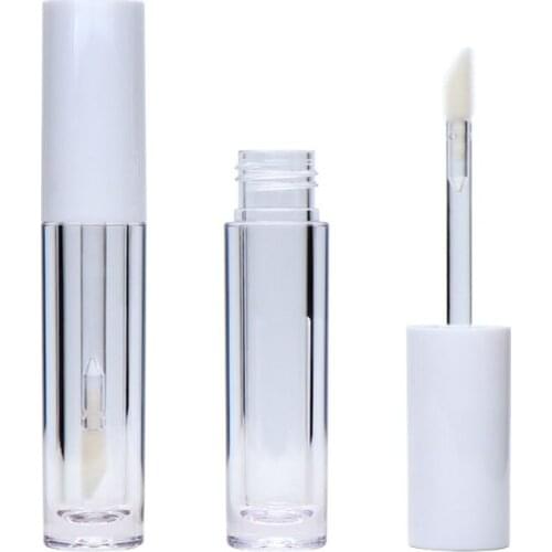 100pcs Lip Gloss Tubes with Wand Empty, 4.1ml Refillable LIpgloss Containers Lip Balm Bottles X002