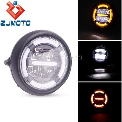 7 inch LED Motorcycle Headlight DRL Daytime Running Light High/Low Beam Head Lamp 7'' For Harley Sportster Dyna Bobber Chopper