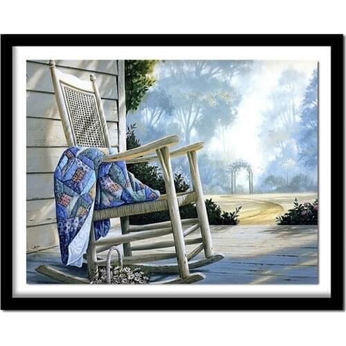 Diamond Painting Full Square Landscape Diamond Embroidery Diamond Paint With Diamonds Home Decoration Chair