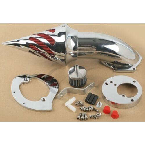 Motorcycle Chrome Spike Air Cleaner Kits Intake Filter For Honda VTX 1300 VTX1300 1986-2012 00 01 02 03 04 05 06 07 08 09 10 11
