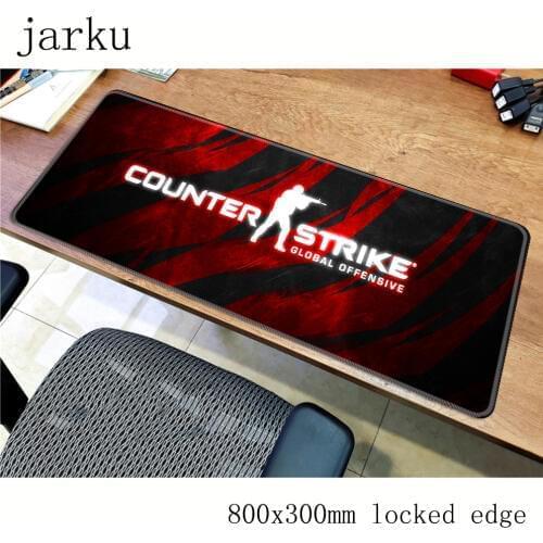 CS GO mousepad gamer 800x300X3MM gaming mouse pad large HD print notebook pc accessories laptop padmouse ergonomic mat