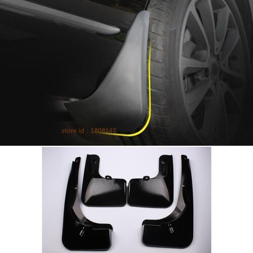 Car Wheel Trim Cover ABS Fender Soft Mudguard Protection Flaps Splash Mud Guard Frame 4pcs For Toyota RAV4 2009 2010 2011 2012