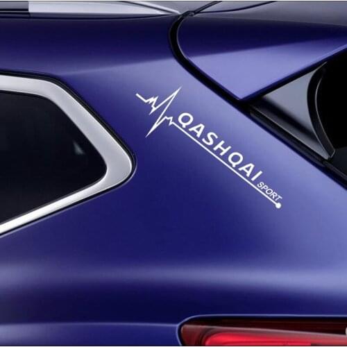 2 Pcs Window Vinyl Decals Car Styling Self Adhesive Emblem Car Stickers For Nissan Qashqai