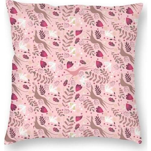 Greyhound Paloma Pink Cushion Cover 45x45cm Decoration 3D Print Whippet Dog Throw Pillow Case for Sofa Double-sided