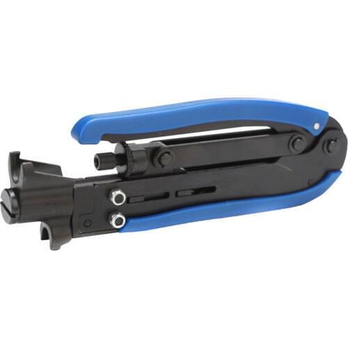 Coaxial Cable Crimper Compression Tool Wire Crimper Plier Crimping Tool For RG59 RG6 RG11 Cable F Coaxial Connectors Cable