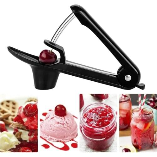 Cherry Fruit Kitchen Pitter Remover Olive Core Corer Remove Pit Tool Seed Gadget Stoner Portable Kitchen Tool