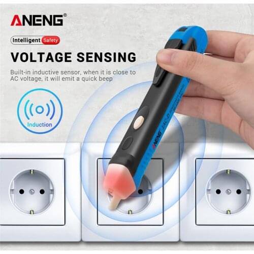 ANENG Non-contact Test Pen Electric Indicator 90-1000V Induction Test Pencil Voltmeter Voltage Power Detector Tester Socket
