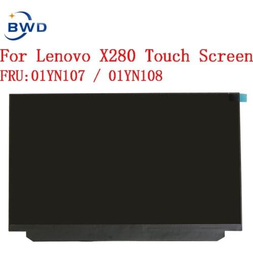 12.5" FHD Laptop Touch Screen R125NWF4 R2/B125HAK01.0 FRU 01YN108 01YN107 for Lenovo X270 X280 LCD Matrix 1920x1080 IPS Panel