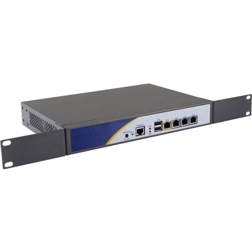 Firewall Mikrotik Pfsense VPN Network Security Appliance Router PC Intel Atom D525,[HUNSN SA02R],(4LAN/2USB2.0/1COM/1VGA/FAN)