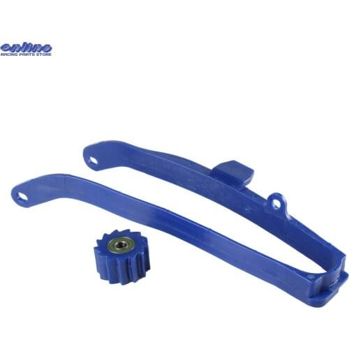 Blue Chain Slider Swingarm Guide Lower Roller For WR250F 2015-2016 WR450F 2016 YZ250F YZ450F 2009-2017 09 10 11 12 13 14 15 16