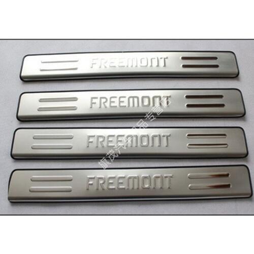 High quality Car styling Stainless steel Door Sill Scuff Plate panel kick step protector threshold For FIAT Freemont 2012-2019