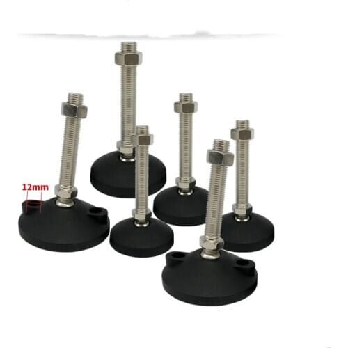 1PC M8 M10 M12 M16 Directional Adjusting Foot Nylon Universal Hooves Fixed Anchor Cup DIY Hardware for Aluminum Profile