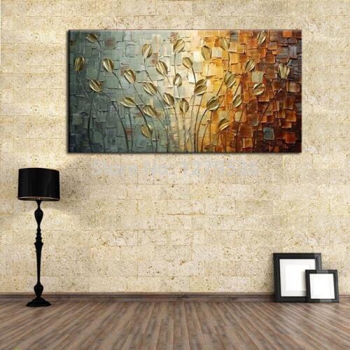 100%Handpainted Abstract Modern Art Hang Oil Painting On Canvas Wall Pictures For Home Decor Beautiful Painting Craft
