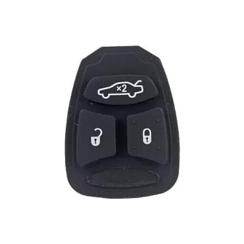 3 Buttons Big Rubber Button Pad For Chrysler 3B Key pad for Dodge Car Remote Key Cases Covers