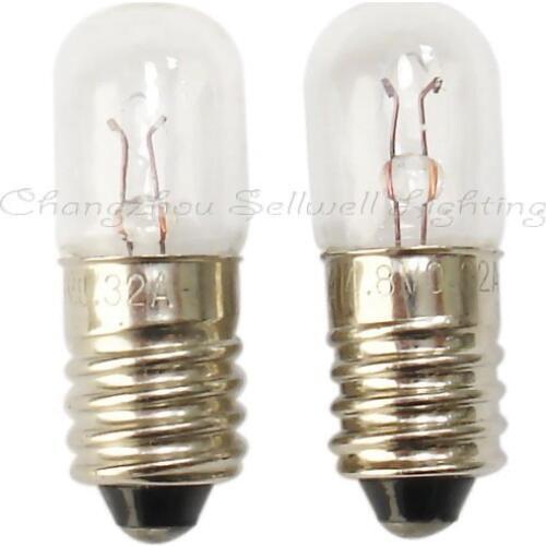 4.8v 0.3a E10x28 Miniature Lamp Light Bulb Free Shipping A157