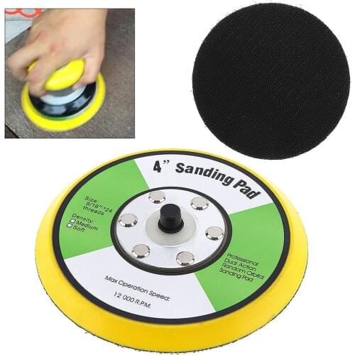 4 Inch Professional 12000RPM Double-acting Random Orbital Sanding Pads with Hairy Surface for Polishing and Sanding