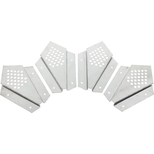 4Pcs/Set Stainless Steel Queen Bee Escaping Restrain Frame Prevention Anti-Run Tool