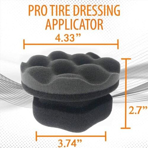Car Waxing Sponge Polishing Sponge Handle Dust Wash Brush Foam Sponge Auto Car Detailing Car Products Applicator Pad Tire Waxing