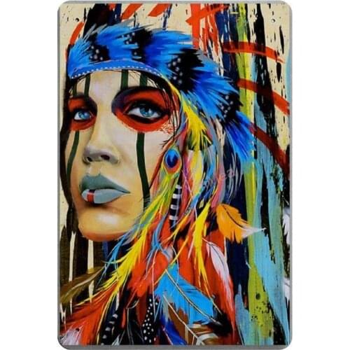 Girl Novelty Parking Retro Metal Tin Sign Plaque Poster Wall Decor Art Shabby Chic Gift