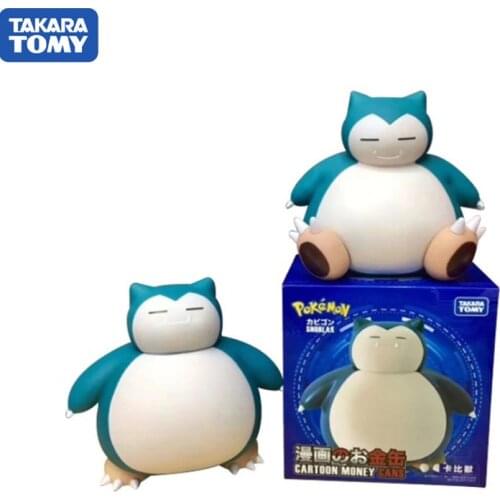 TAKARA TOMY Pokemon PokeBalls 15CM snorlax Pikachu suit Cartoon Movie Action Toy Figures Children gift