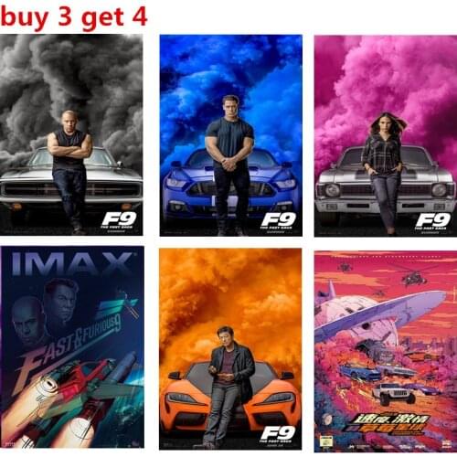 F9 The Fast Saga Moive poster bedroom decor nightmare before christmas wall decor living room decoration