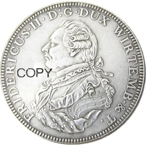 Germany 1798 Wurttemberg, Thaler KM-Pn26 Silver Plated Copy Coin