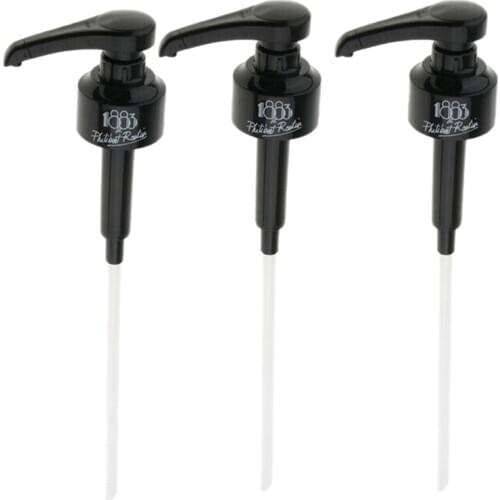 3 Pcs Black 10Ml Syrup Pumps Dispenser Pump Great for Monin Coffee Syrups Snow Cones Flavorings & More